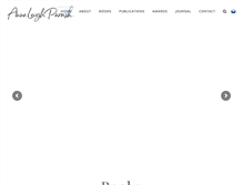 Tablet Screenshot of anneleighparrish.com